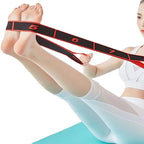 Yoga Stretch Strap Resistance Band Multi Loop Flexibility Trainer