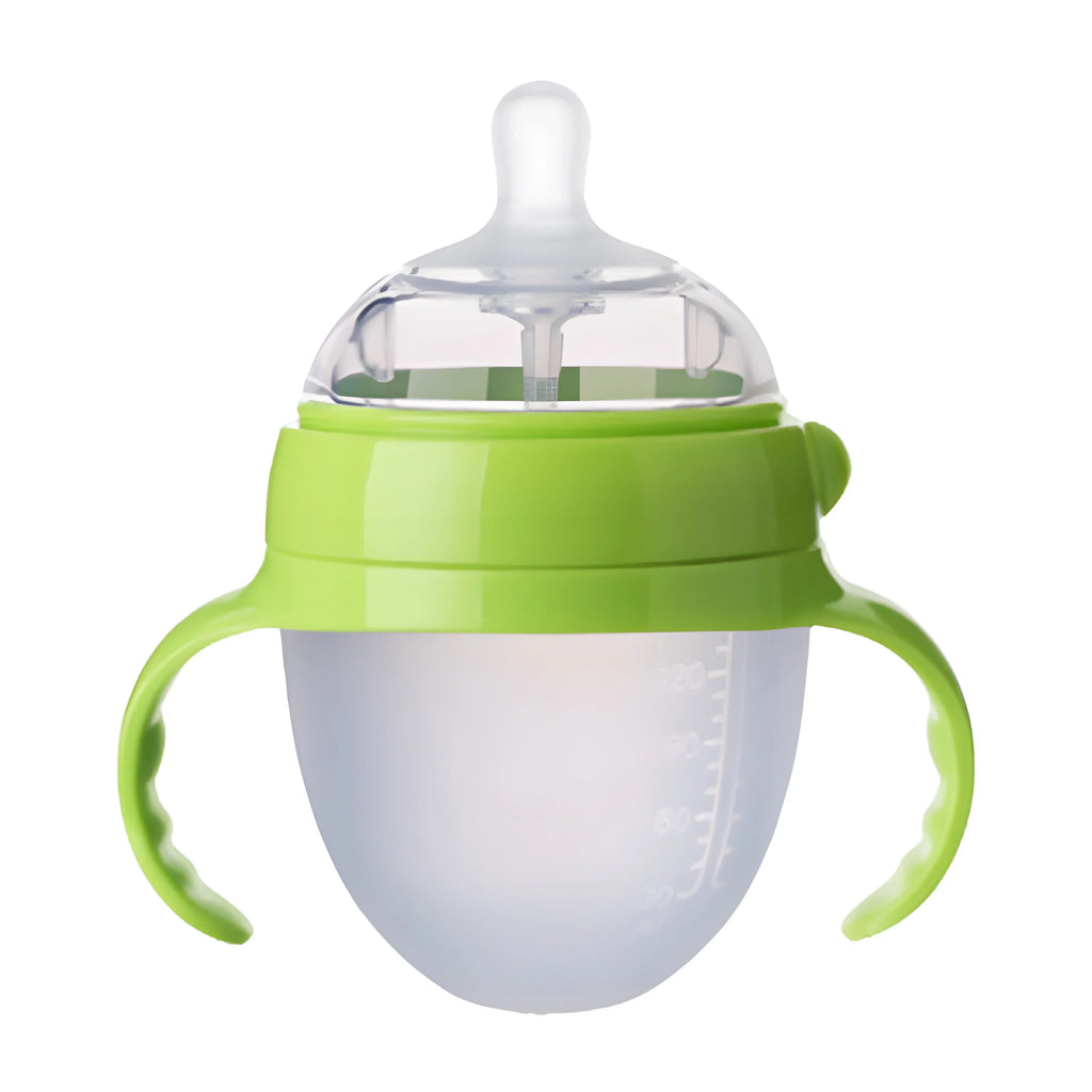 Silicone Baby Feeding Bottle Anti-Choking Nipple Cup