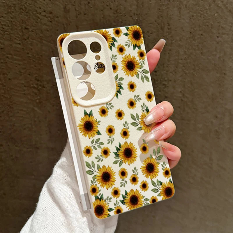 Sunflower Art Case for Samsung S20 FE S21 S22 S23 S24 S25 Ultra Cover