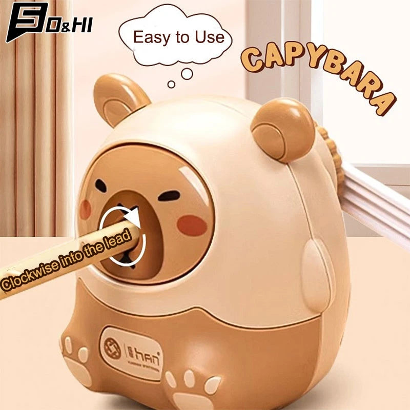 Kawaii Capybara Pencil Sharpener Korean Stationery Secondary image