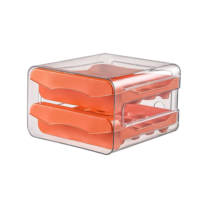 Automatic Rolling Egg Dispenser Fridge Holder