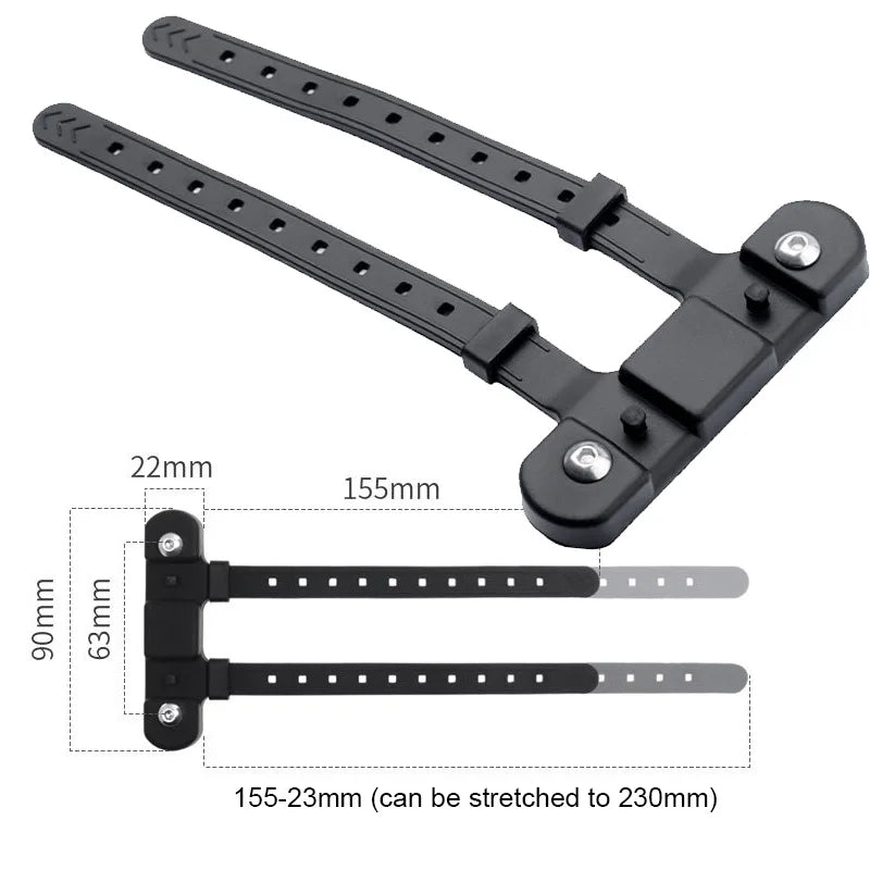 Bike Bottle Cage Mount Adapter Seatpost Frame Holder Universal