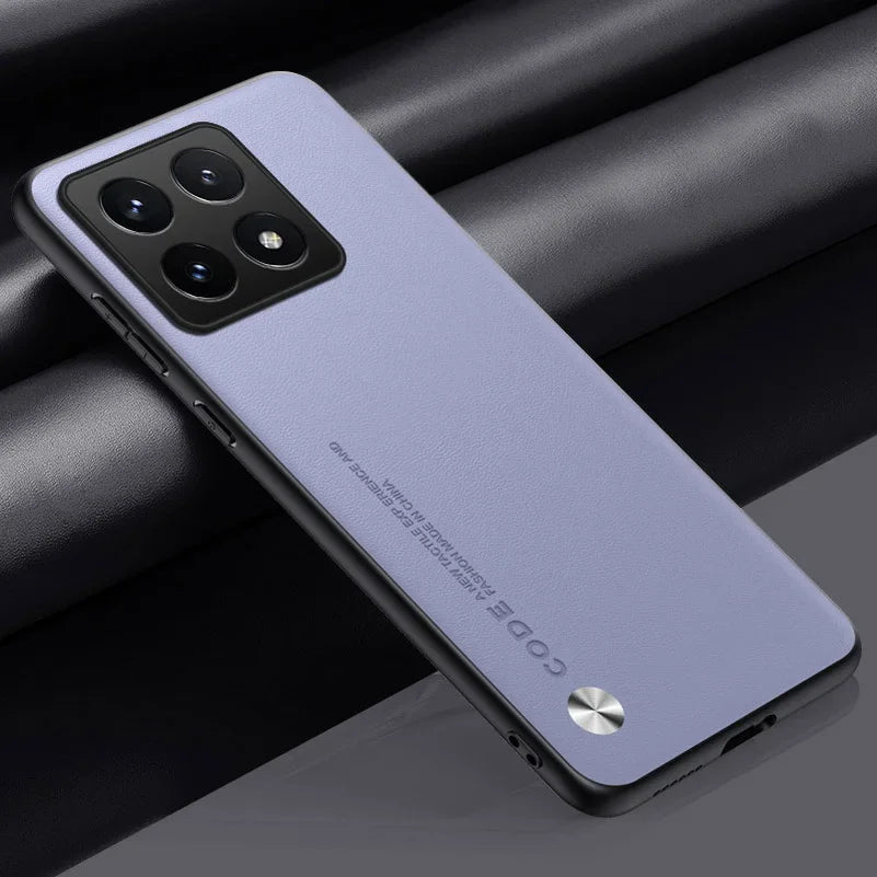 PU Leather Soft Matte Case for Xiaomi 13T 14T 15T 17T Ultra Pro Cover