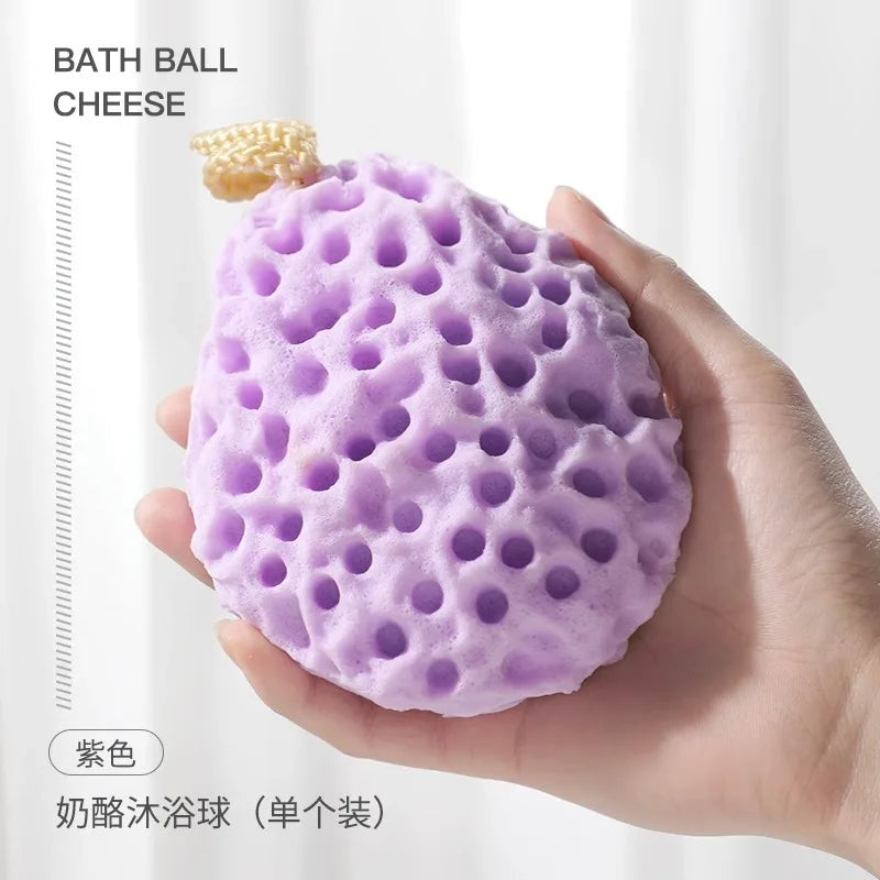 Cheese Bath Ball Super Soft Honeycomb Baby Bath Sponge
