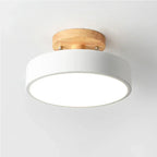 Nordic Wood Ceiling Lamp for Hallway & Bedroom Décor