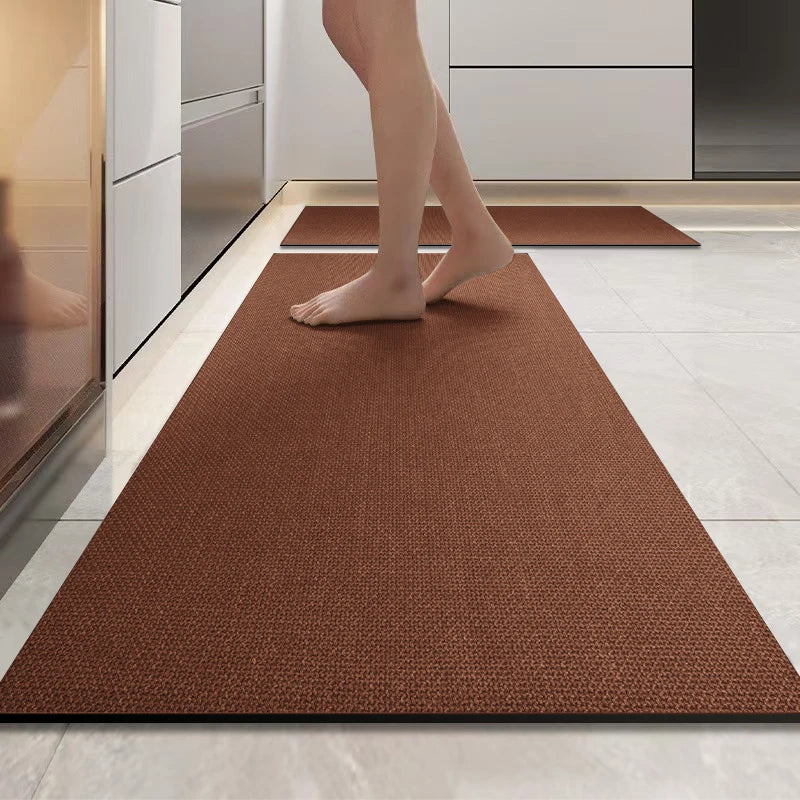 Simple Diatomite Kitchen Mat Long Absorbent Non-Slip Floor Rug