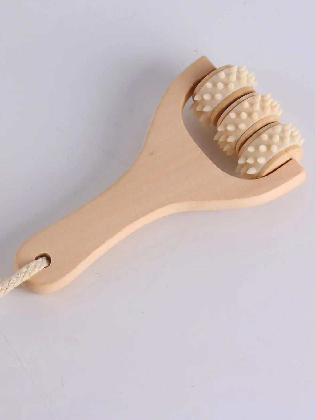 Wooden Roller Massager for Face, Neck, Shoulder & Body Relaxation