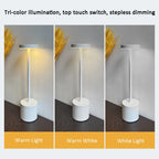 Rechargeable LED Table Lamp for Bedroom & Restaurant Décor