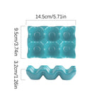 Ceramic Egg Holder 6 Grid Fridge Storage Tray