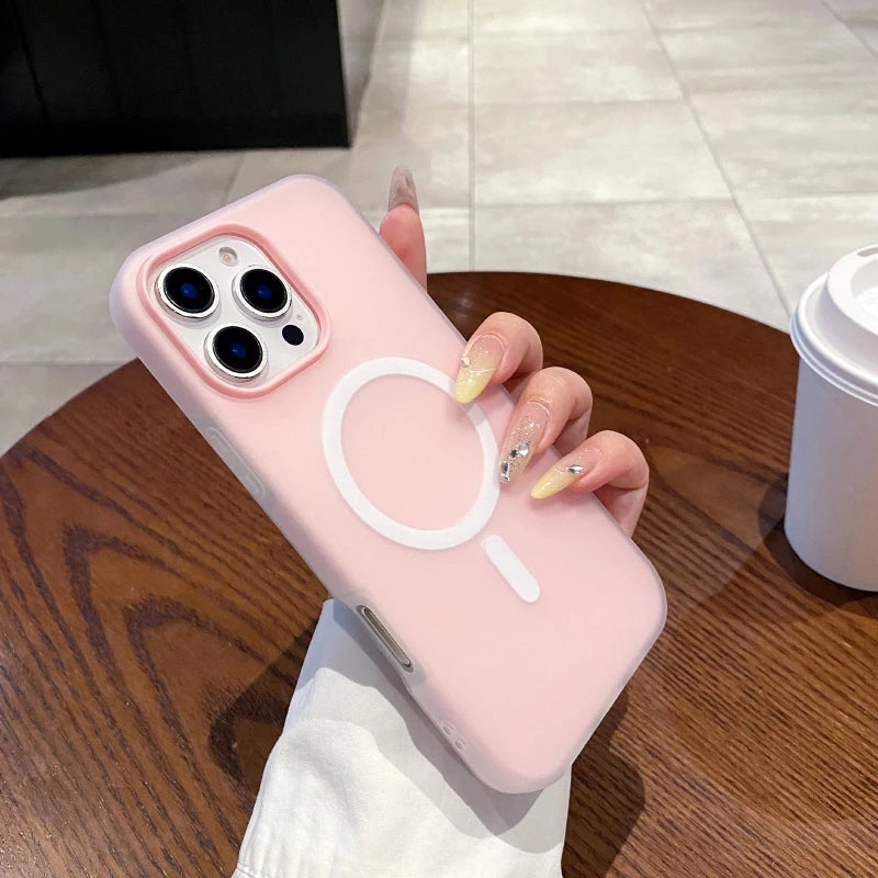 Candy Matte MagSafe Case for iPhone 11 12 13 14 15 16 17 Pro Max
