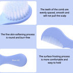 Baby Comb & Brush Set Soft Bristle Hair Brush for Newborns