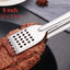9 Inch Stainless Steel Serving Tongs UK BBQ Buffet Kitchen Tongs