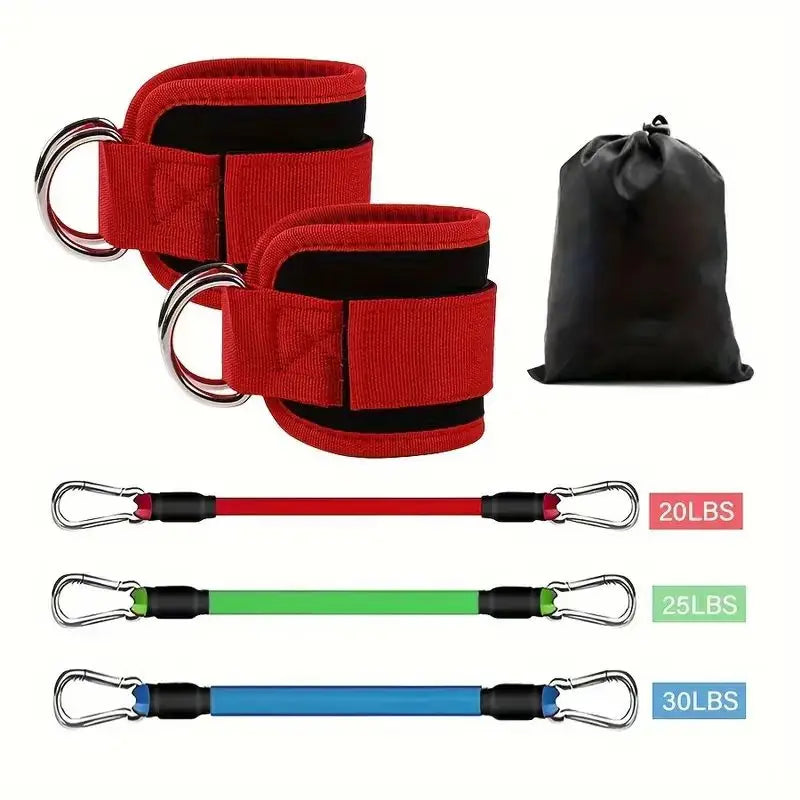 6pcs Leg Resistance Bands Set for Glute Hip and Fitness Training