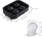 Skull Ice Cube Mold UK Halloween Skull Ice Tray & Party Drink Maker