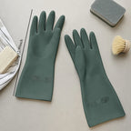 Thick Latex Kitchen Gloves Waterproof Cleaning Gloves