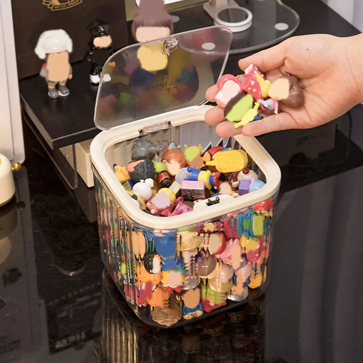 Transparent Storage Box Multi-Purpose Organizer