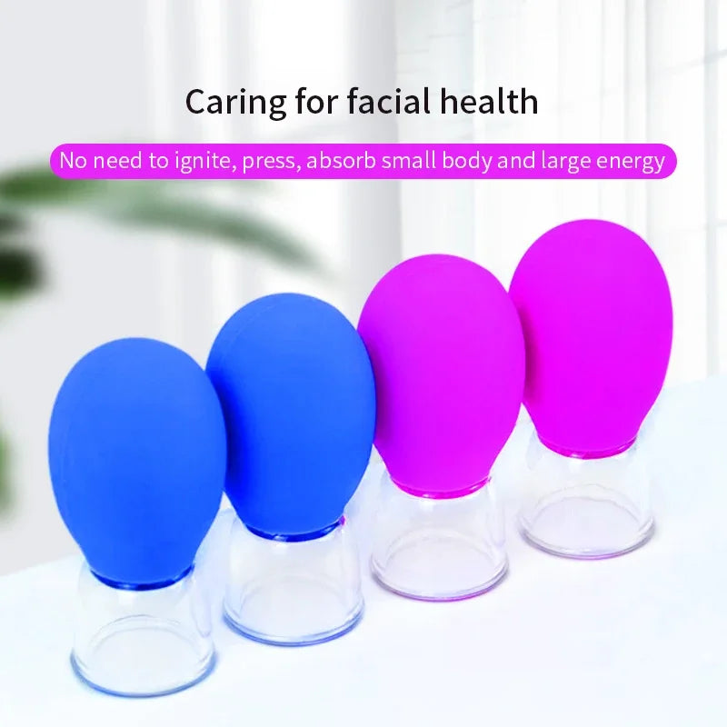 Silicone Vacuum Cupping Massage Set Body Face Cellulite Tool Secondary image