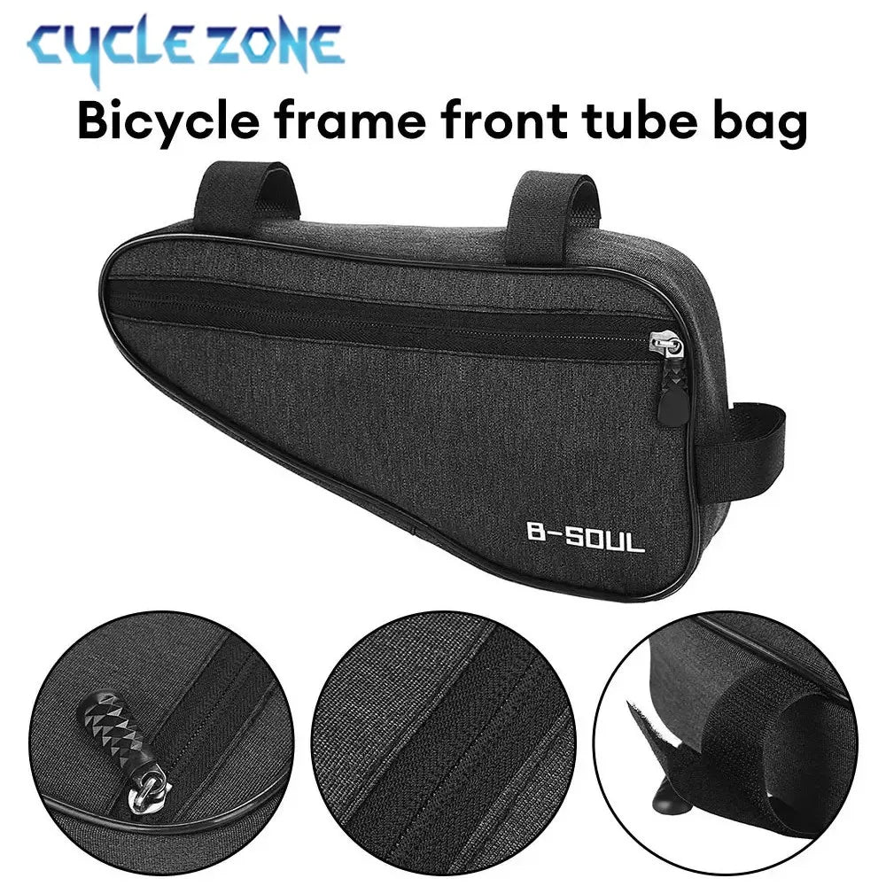 Bicycle Triangle Frame Bag MTB Waterproof Front Tube Storage Pouch Secondary image