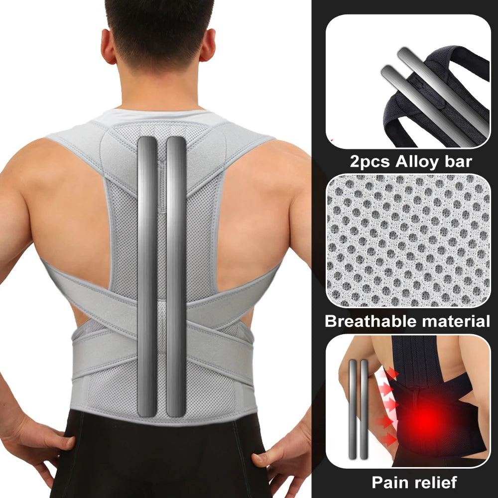 Upper Back Posture Corrector Clavicle Support Shoulder Brace