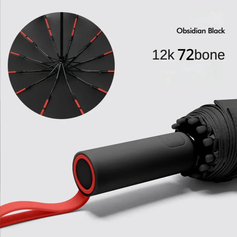 Buy Super Strong 72-Bone Windproof Folding Umbrella
