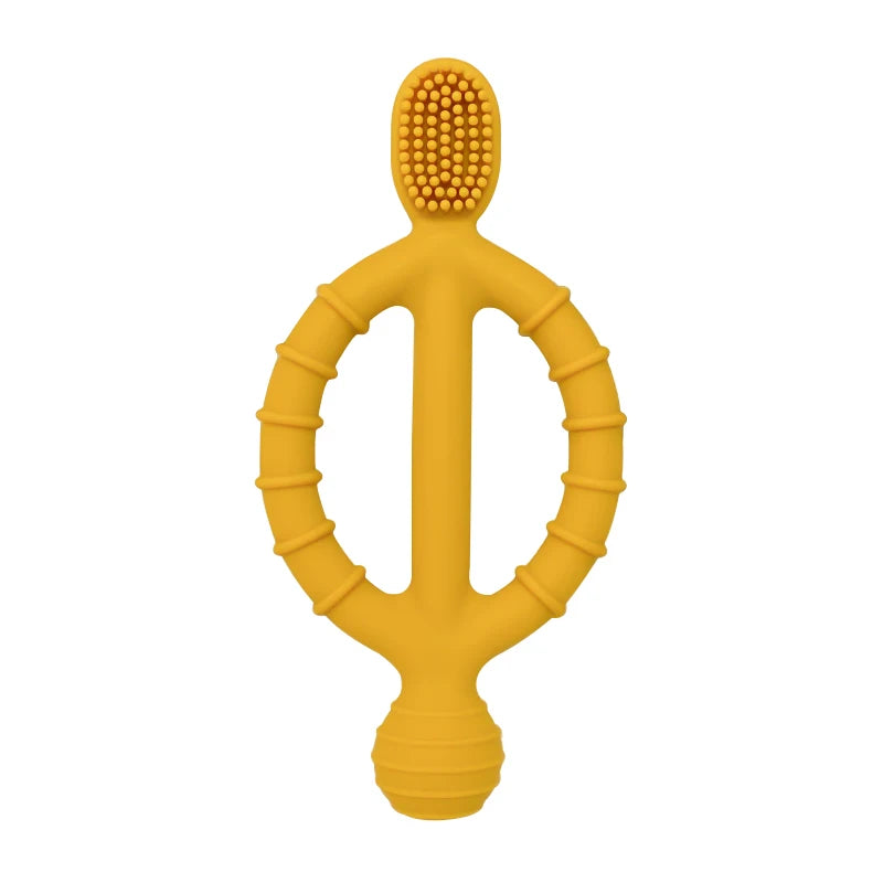 Baby Silicone Teether & Training Toothbrush BPA Free