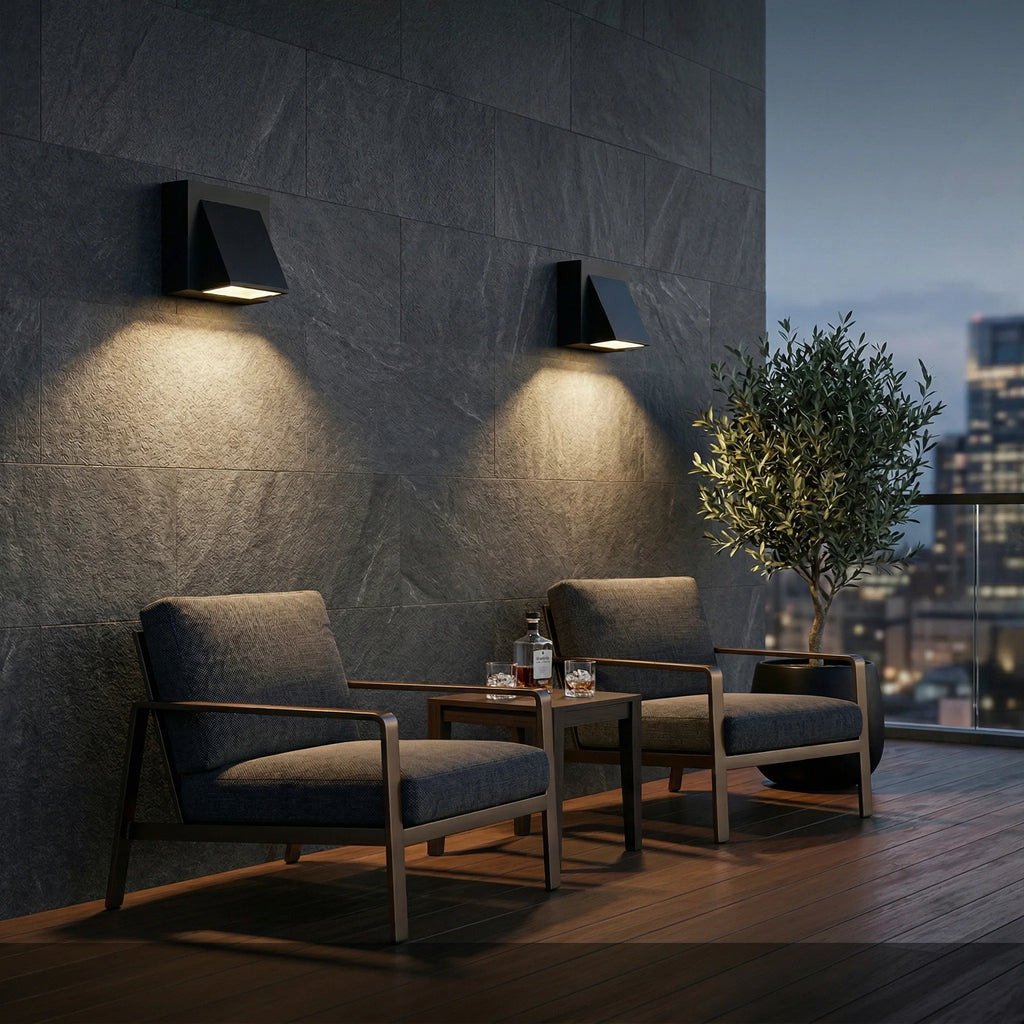 Waterproof Outdoor LED Wall Light for Garden, Balcony & Porch Decor