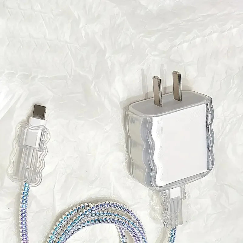 Transparent Charger Case for iPhone 18W/20W