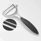 Stainless Steel Vegetable Peeler & Shredder – 2-in-1 Kitchen Grater Tool