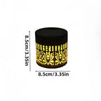 Solar LED Floral Wall Sconce Waterproof Outdoor Projection Garden Light