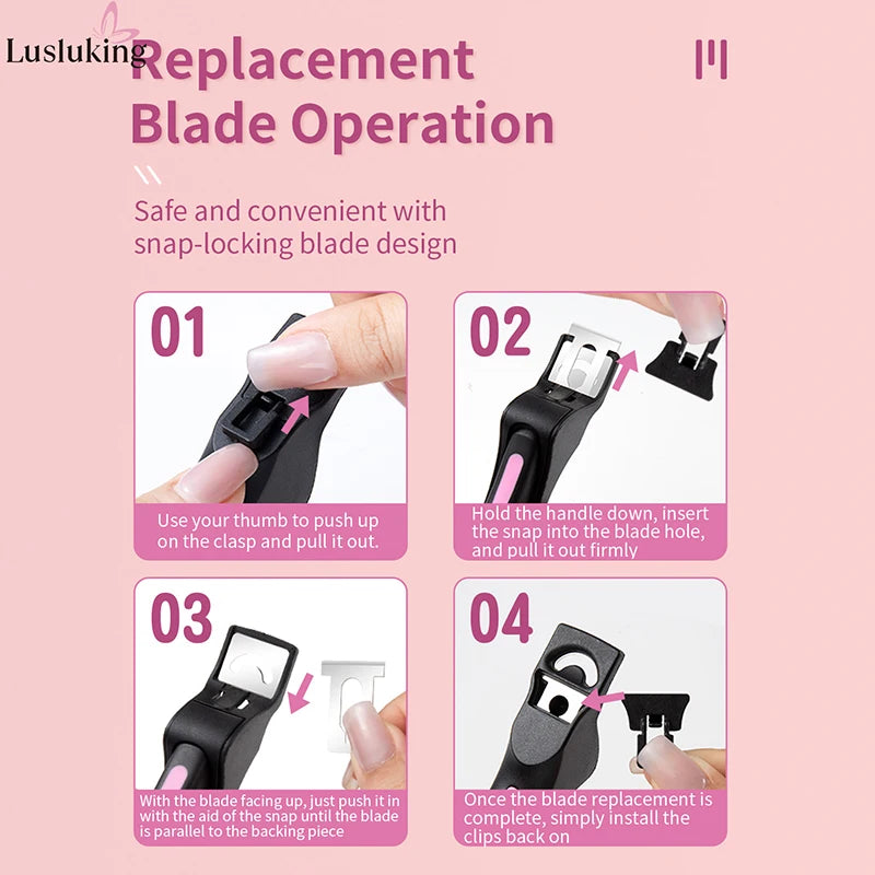 U-Shaped False Nail Scissors Acrylic Nail Tip Cutter Trimmer Tool