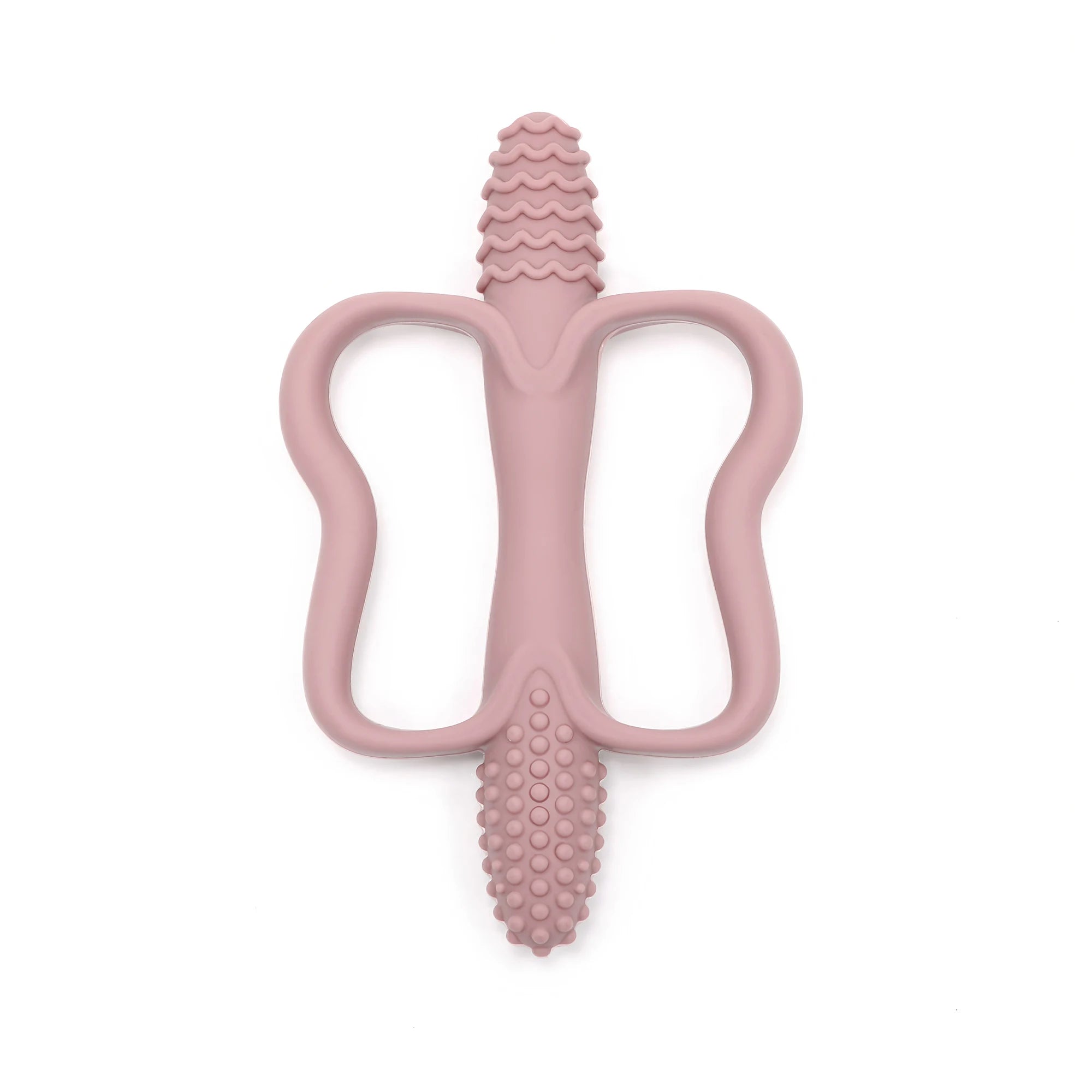 Baby Silicone Teether with Easy-Grip Handles BPA Free