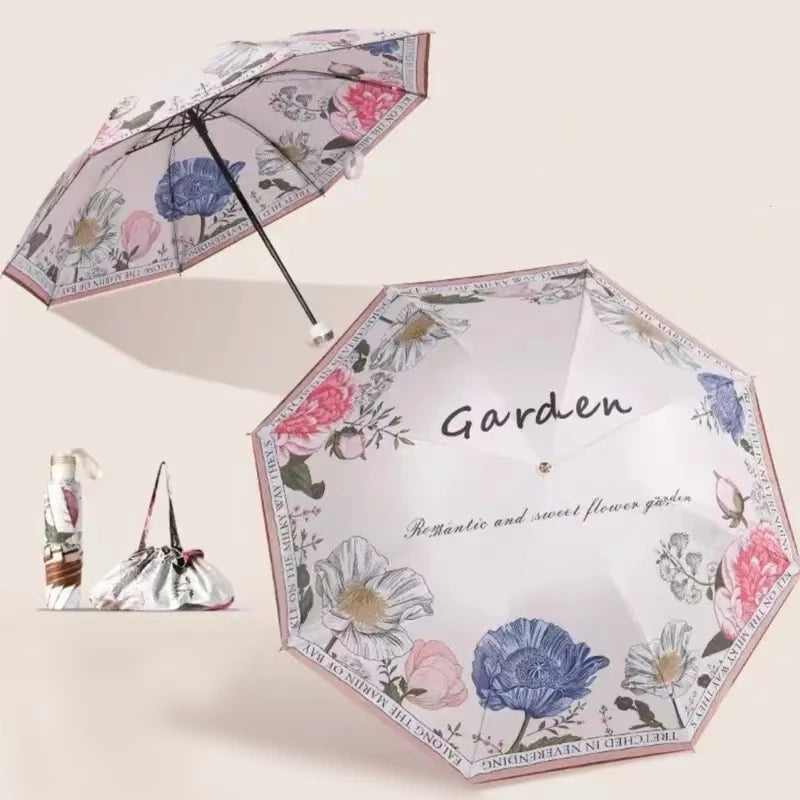 Buy UPF50+ Double Layer Folding Umbrella | UV Sun & Rain Protection