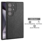 Luxury Vintage PU Leather Case for Samsung Galaxy S22 S23 S24 S25 S26