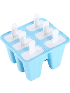 6Pcs Silicone Popsicle Molds – BPA Free Reusable Ice Pop Maker Set