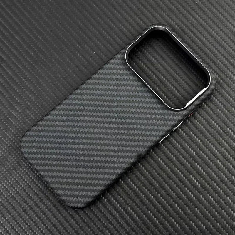 MagSafe Carbon Fiber Armor Case for iPhone 17 16 15 14 Pro Max