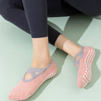 Women Yoga Socks Silicone Anti Slip Grip Pilates Ballet Breathable