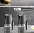 250ml Oil Spray Bottle Glass Olive Oil Sprayer for Cooking