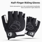 Half Finger Cycling Gloves Anti Slip Breathable MTB Gym Bike