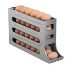 4 Layer Rolling Egg Dispenser Fridge Organizer