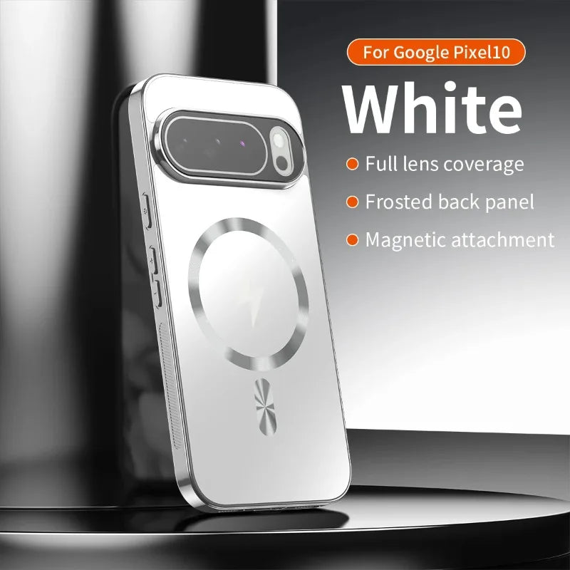 Magnetic Shockproof Matte Case For Google Pixel 10 Pro XL 9A 8A 7A
