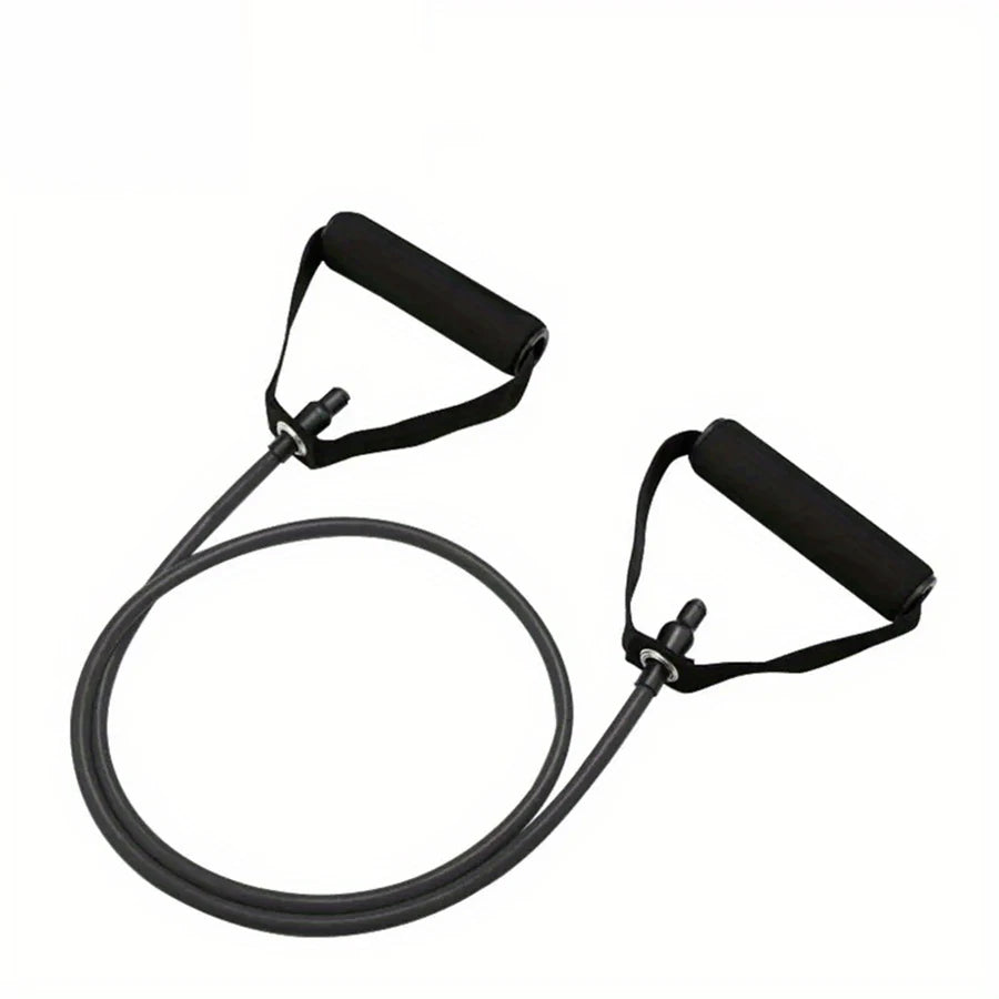 1pc 4-Level Resistance Bands with Handles for Home Workout Fitness