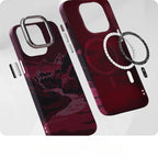 MagSafe Abstract Landscape Phone Case for iPhone 14 15 16 17 Pro Max