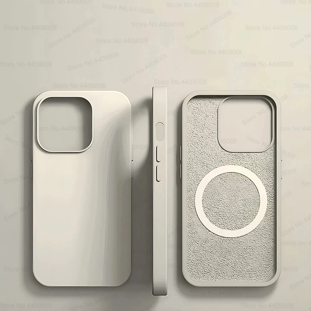 MagSafe Magnetic Silicone Case for iPhone 11 12 13 14 15 Pro Max