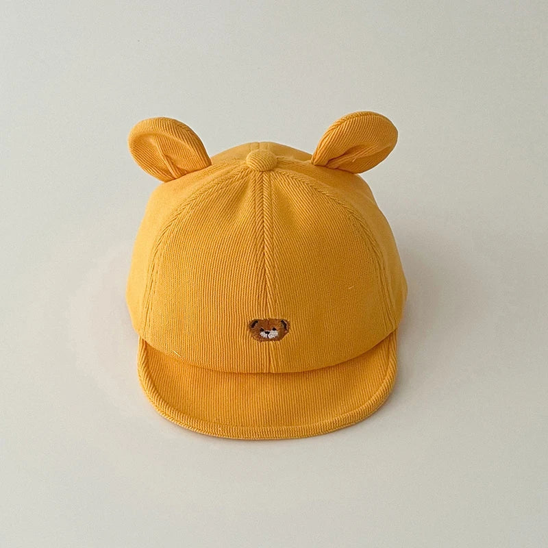 Cartoon Bear Baby Cap UK Cute Kids Baseball Sun Hat