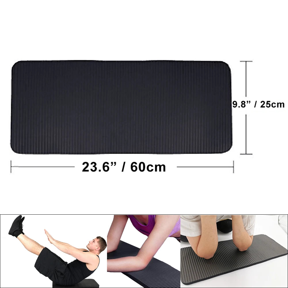 1.5cm Extra Thick Yoga Knee Pad Non Slip Foam Cushion Mat Gym