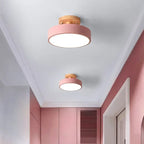 Nordic Wood Ceiling Lamp for Hallway & Bedroom Décor