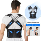 Adjustable Spine Alignment Belt Back Support Waist Trainer Brace