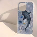 Ocean Shark Whale Shockproof Case for iPhone 17 16 15 14 13 Pro Max