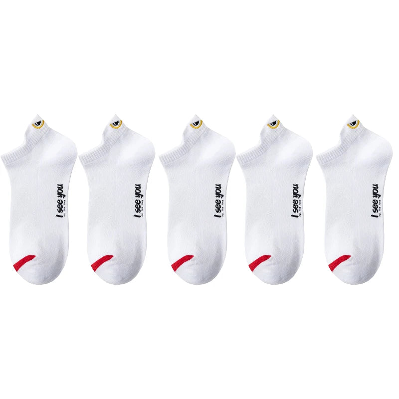 Ankle Socks Men Women Breathable Low Cut Casual Summer 5 - 10 Pairs