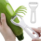 Manual Vegetable Grater & Julienne Peeler – Stainless Steel Cutter Tool